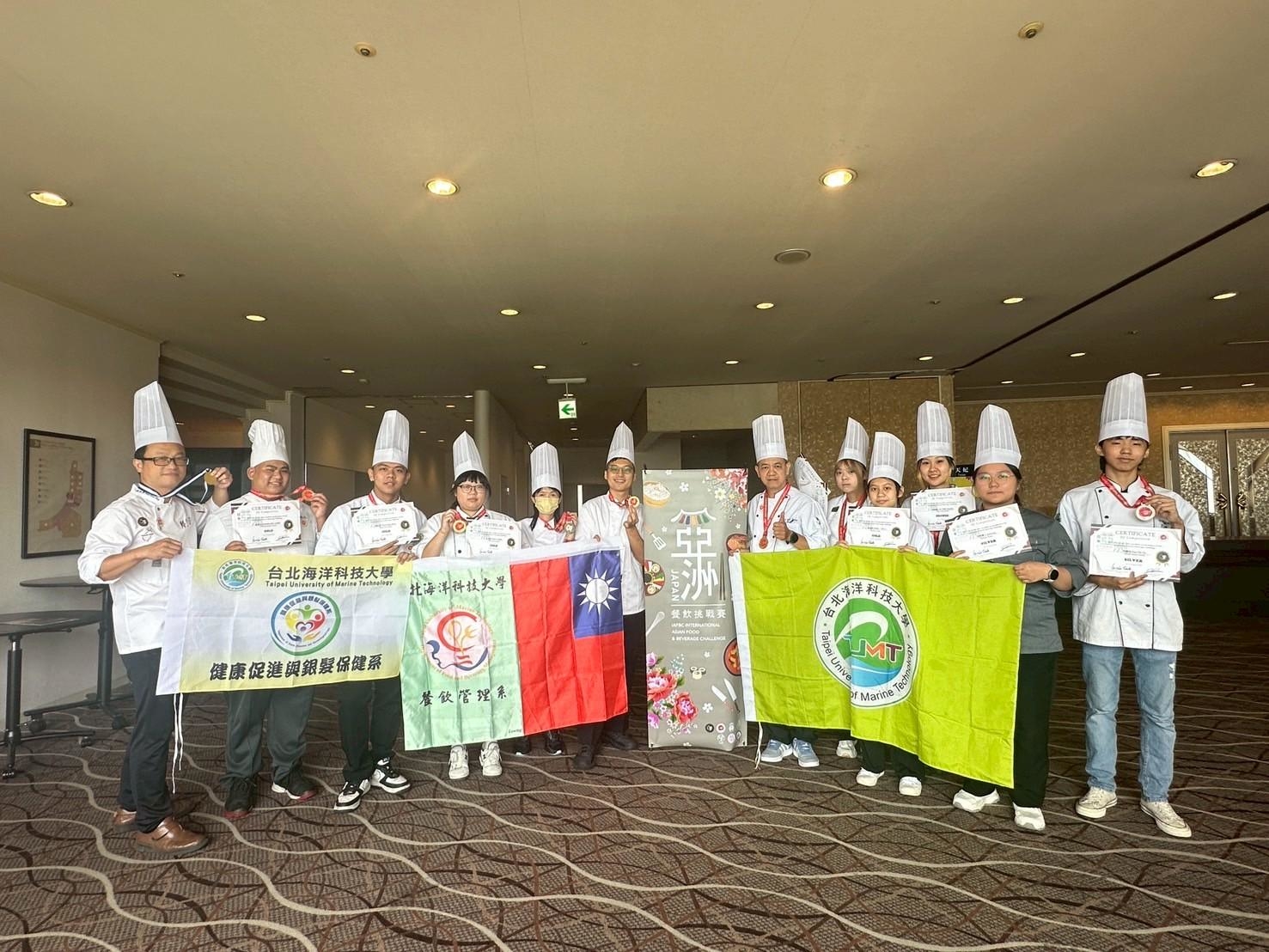 2025日本國際亞洲餐飲挑戰賽（JIAFBC） 餐管系勇奪7金2銀2銅 