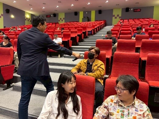 華碩執行長室設計思維計畫蔡敦仁總主持人蒞臨台北海大  探討數位工作創新與實務應用