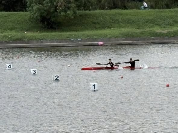 顏脩樺搭配林旻昊獲得混合雙人XK2-200公尺冠軍