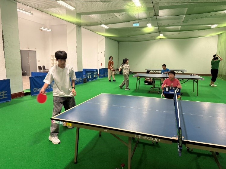 圖1-4 淡水校區賽事熱烈進行中