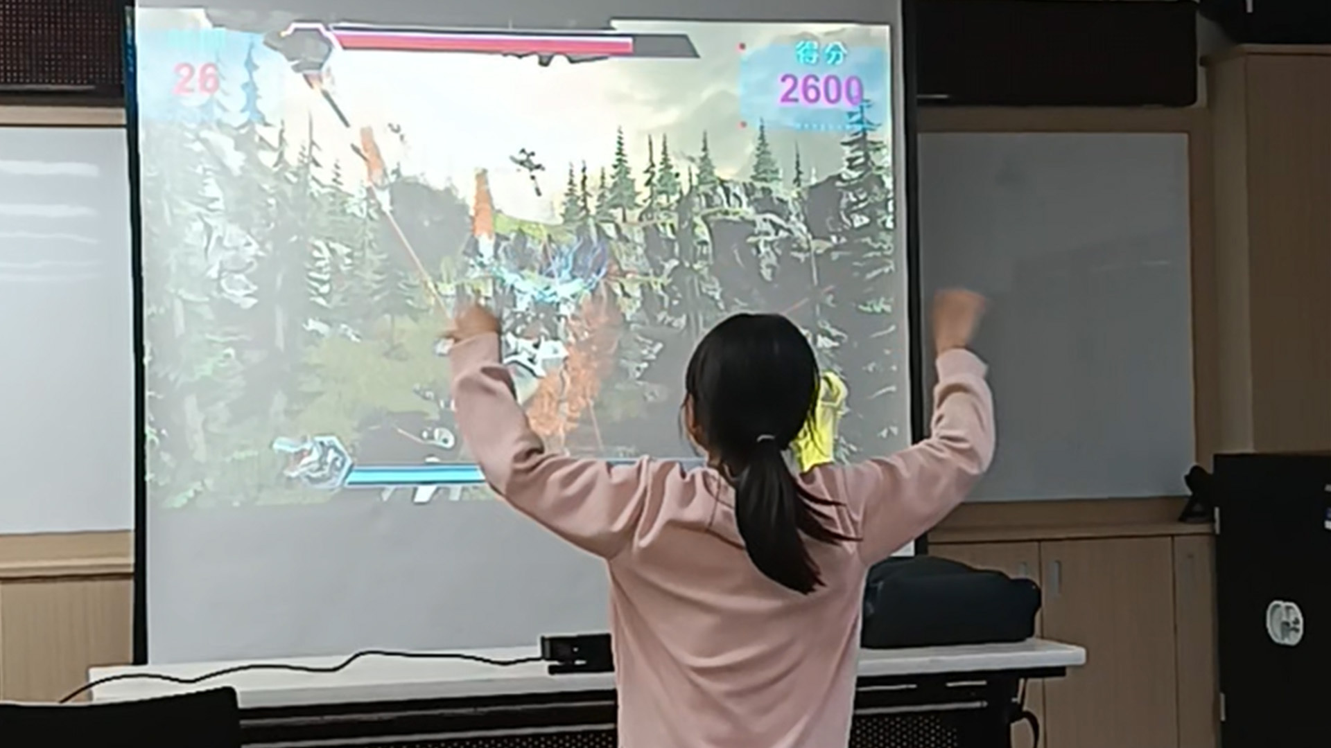 東新國小展演拍攝紀錄。 直覺式體感設計，容易上手，挑戰魔王。