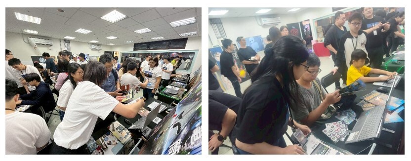 展出期間,體驗觀看人潮不斷