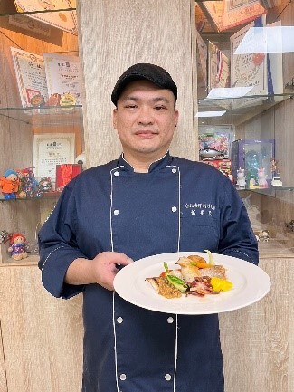餐管系　傅星霖　A1.主菜展示　　A3餐廳菜　金牌　 開胃菜展示　金牌　A4地方特色小吃　金牌