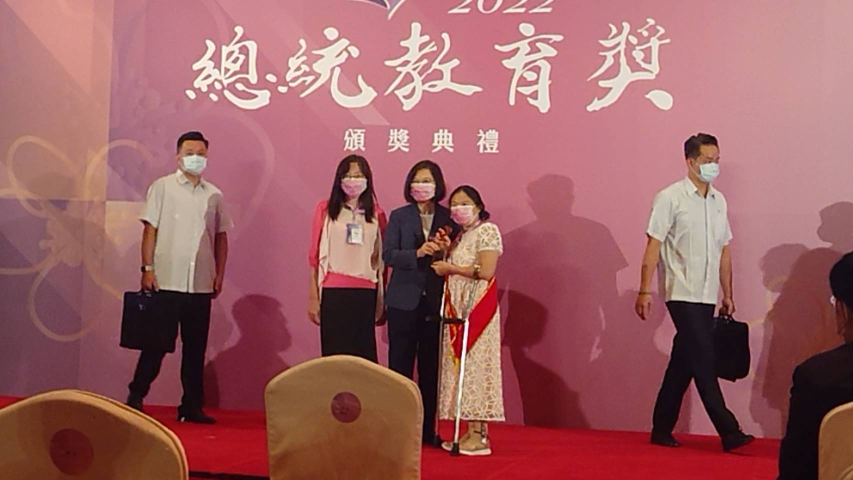 蔡英文總統親頒總統教育獎